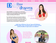 Tablet Screenshot of dailydoseofdharma.com